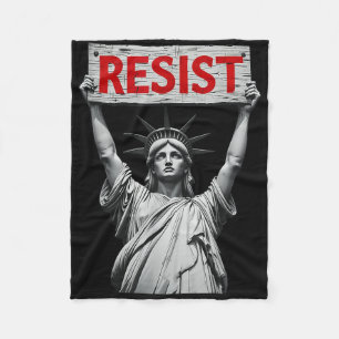 Trump Resist Trump Protest Anti Political Protest Fleece Blanket