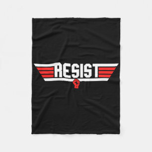 Trump Resist Trump Protest Anti Political Protest Fleece Blanket