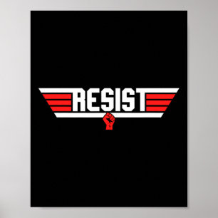 Trump Resist Trump Protest Anti Political Protest  Poster
