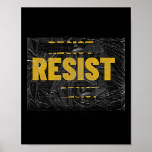 Trump Resist Trump Protest Anti Political Protest Poster