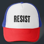 Trump Resist Trump Protest Anti Political Protest  Trucker Hat<br><div class="desc">Trump Resist Trump Protest Anti Political Protest</div>