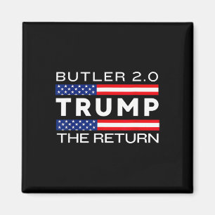 Trump Returns Butler Rally Fight Trump Elon Butler Magnet