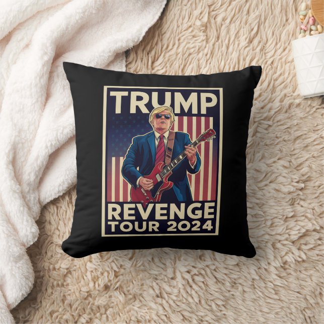 Trump Revenge Tour 2024 Political Election 2024 Cushion (Blanket)