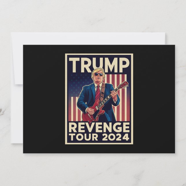 Trump Revenge Tour 2024 Political Election 2024 Invitation (Front)