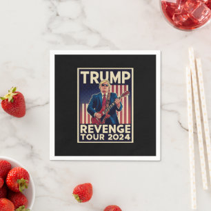Trump Revenge Tour 2024 Political Election 2024 Napkin