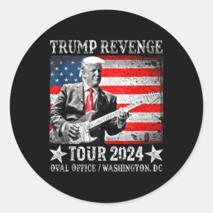 Trump Revenge Tour 2025  Classic Round Sticker