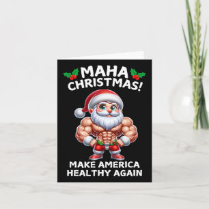 Trump Rfk Jr Christmas Santa Maha Christmas Holida Card