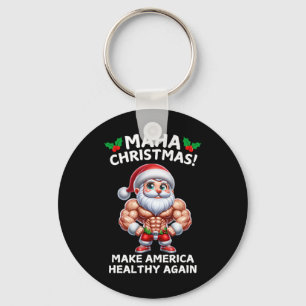 Trump Rfk Jr Christmas Santa Maha Christmas Holida Key Ring