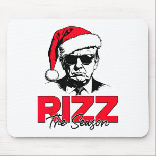 Trump Rizz The Season Funny Trump 2024 Xmas Pink S Mouse Pad