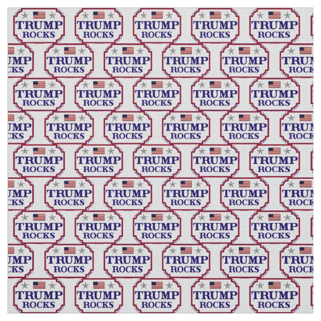 Trump Rocks Fabric (Swatch)