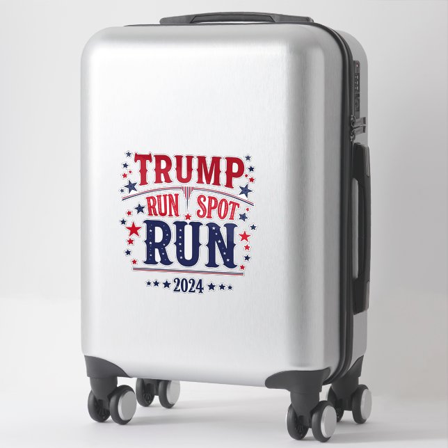 Trump Run Spot Run Funny Election Debate  (Suitcase)