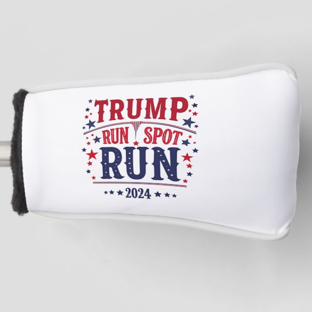 Trump Run Spot Run Funny Election Debate  Golf Head Cover (Front)