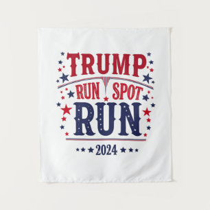 Trump Run Spot Run Funny Election Debate  Tapestry