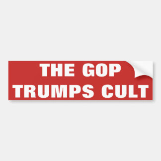 Trump’s personal cult bumper sticker