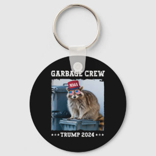 Trump’s Supporters Garbyge Joe Biden Republican Ga Key Ring