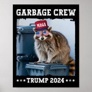 Trump’s Supporters Garbyge Joe Biden Republican Ga Poster