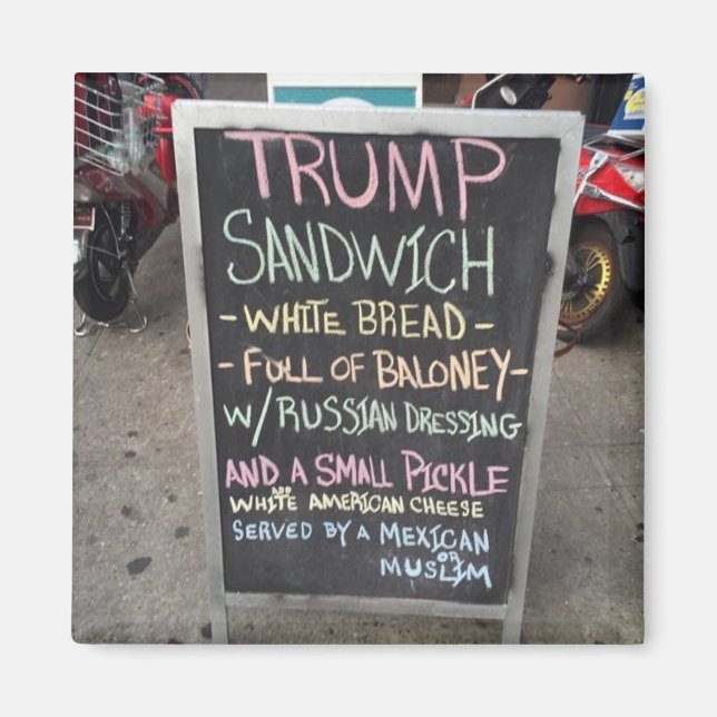TRUMP SANDWICH MAGNET (Front)
