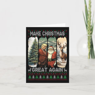 Trump Santa 47th President Make Christmas Great Ag Card