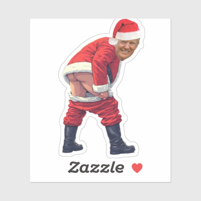 trump santa  Donald Trump Statue  (Sheet)