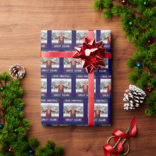 Trump Santa Hat Trump Make Christmas Great Again Wrapping Paper