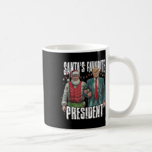 Trump Santa's Favourite President Coffee Mug