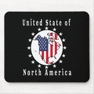 Trump Satire Map United States Of North America  Mouse Pad