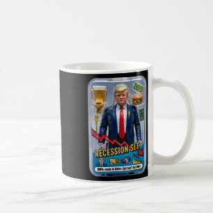 Trump Satire Survived Recession Box Set Action Fig Coffee Mug