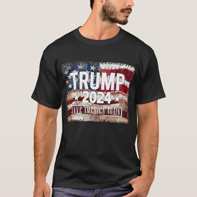Trump! save America again. T-Shirt (Front)