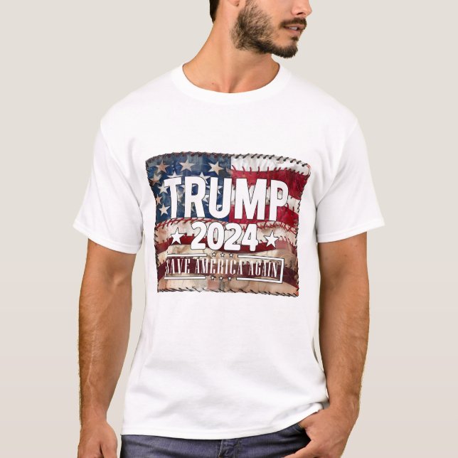 Trump! save America again. T-Shirt (Front)