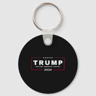 Trump Saving America Again 4th Of July 2024 Maga Key Ring