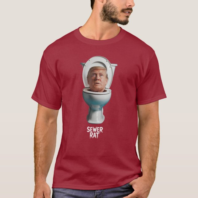Trump Sewer Rat T-Shirt (Front)