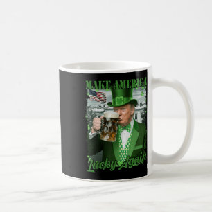 Trump Shamrock Make America Lucky Again St Coffee Mug