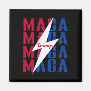 Trump Shirt Flag Vintage Style Poster Mega 2025  Magnet