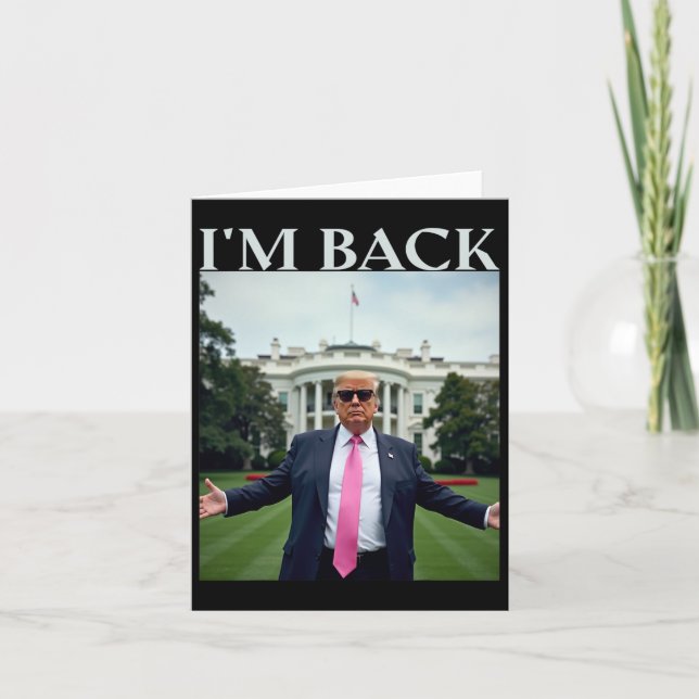 Trump Shirts For Men 2025  Card (Front)