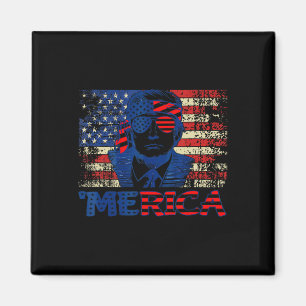 Trump Shirts Fourth 4th Of July Trump American Fla Magnet