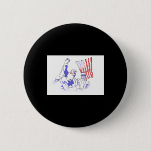 Trump Shot At 2024 6 Cm Round Badge