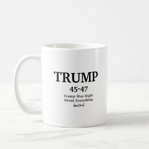 Trump Signature 45-47 Personalised name Coffee Mug