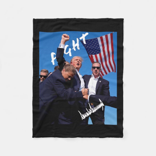 Trump Signature Edition  Fleece Blanket (Front)