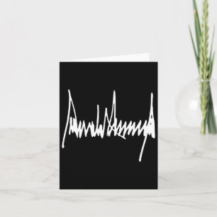 Trump Signature Usa Mega 47th President Pro-trump Card