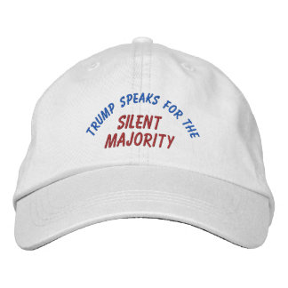 Trump Silent Majority Embroidered Hat