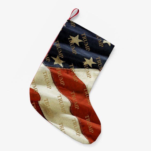 TRUMP SMALL CHRISTMAS STOCKING (Front (Hanging))