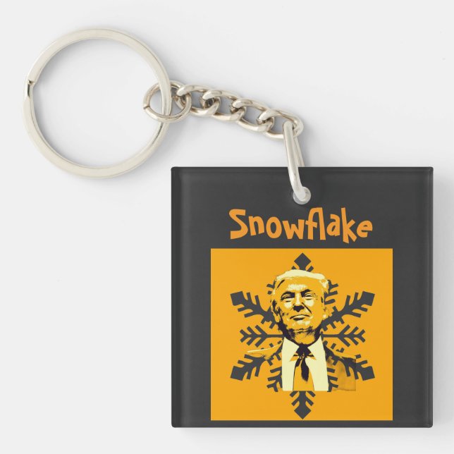 Trump/Snowflake Keychain (Front)