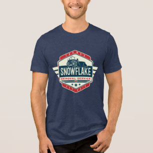 Trump Snowflakes Removal Service Election Novelty Tri-Blend Shirt