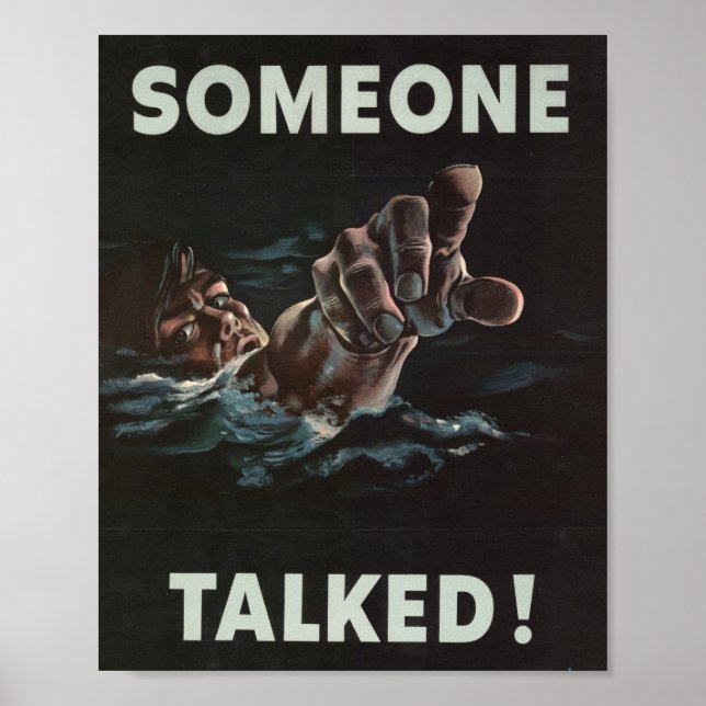 TRUMP Someone Talked World War 2 POSTER (Front)