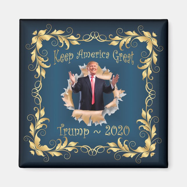 Trump Souvenir Breakout Commemorative Magnet ~ (Front)