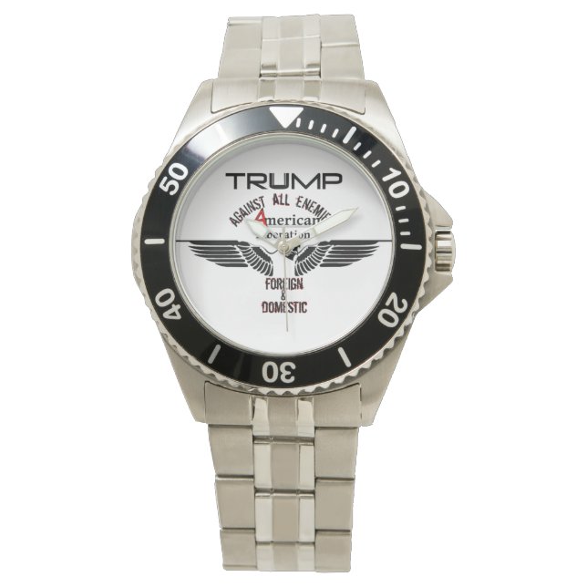 Trump Squad - Against All Enemies Watch (Front)