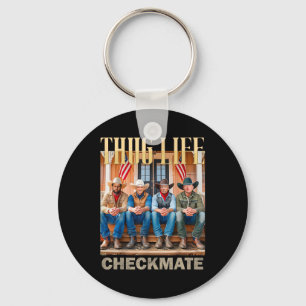 Trump Squad Thug Life Trump Vance Kennedy Elon Key Ring