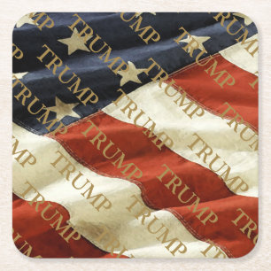 TRUMP SQUARE PAPER COASTER