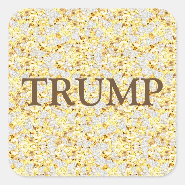 TRUMP SQUARE STICKER (Front)