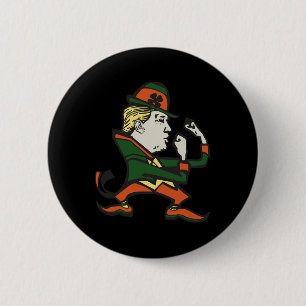 Trump St. Paddy's Funny Trump St Patrick's Day 6 Cm Round Badge